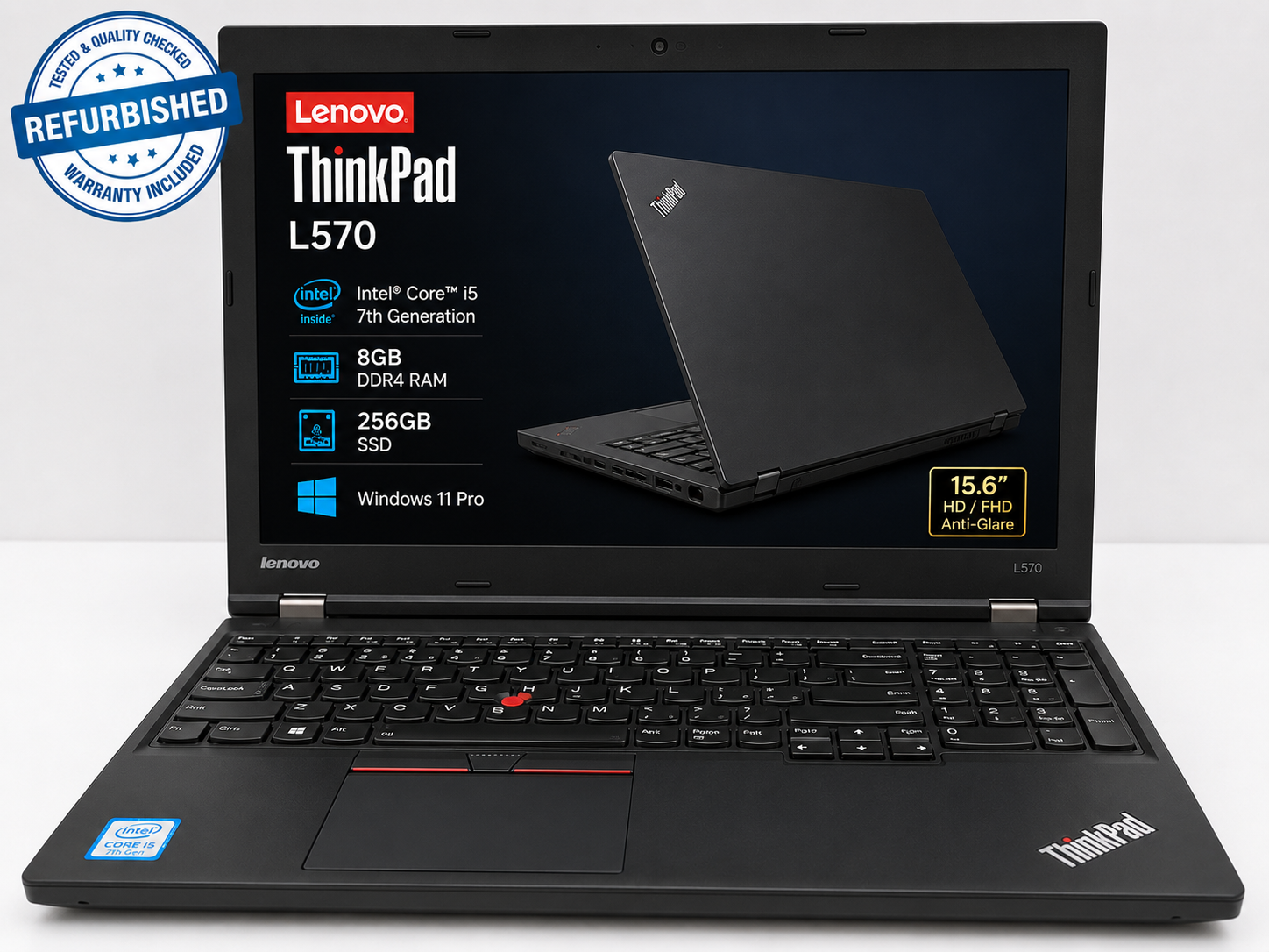 Lenovo ThinkPad L570 Core i5 7th Gen | 8GB RAM | 256GB SSD
