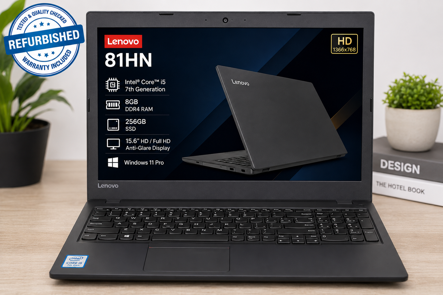 Lenovo 81HN Core i5 7th Gen | 8GB RAM | 256GB SSD