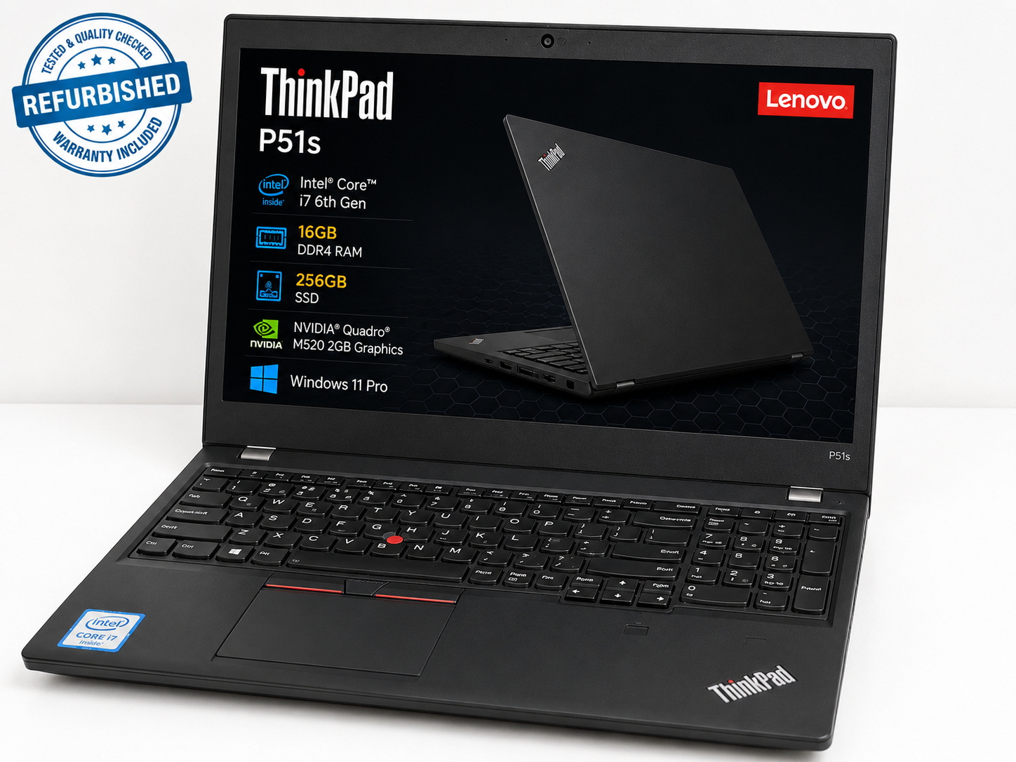 Lenovo ThinkPad P51s Core i7 6th Gen | 16GB RAM | 256GB SSD
