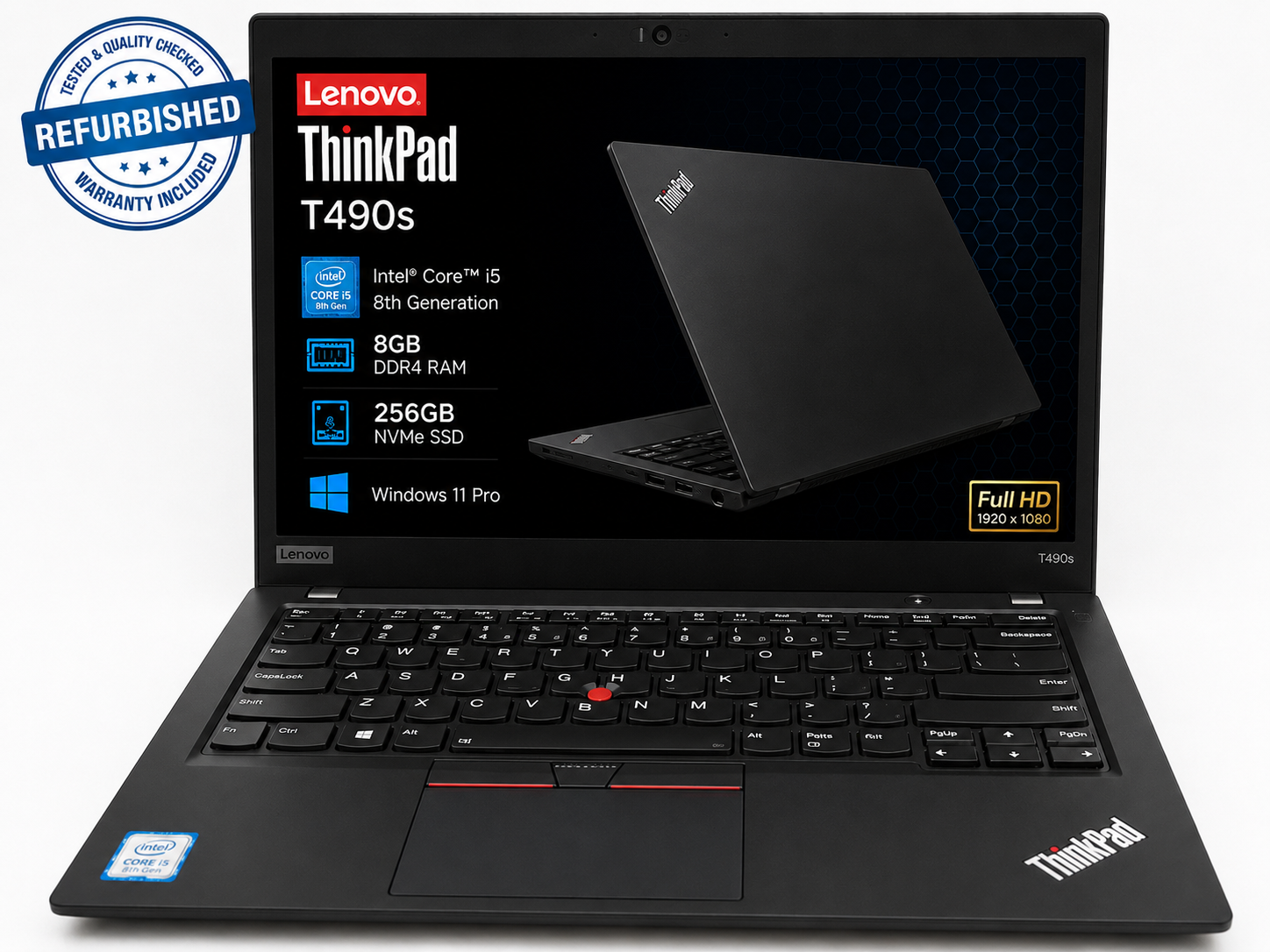 Lenovo ThinkPad T490s Core i5 8th Gen | 8GB RAM | 256GB SSD